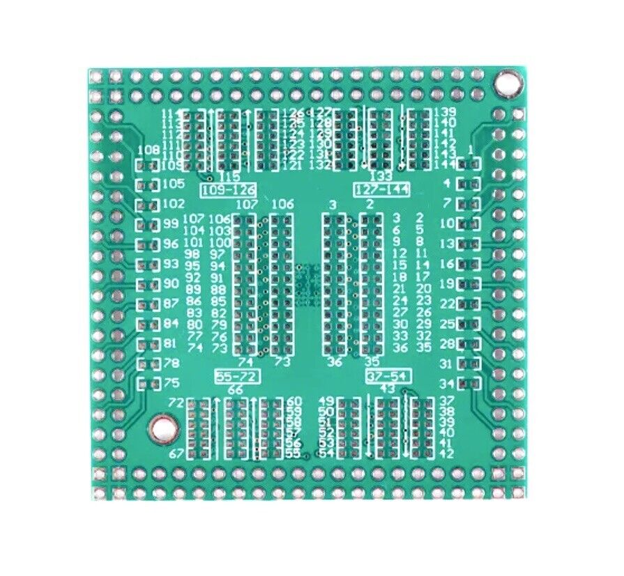 2PCS LQFP-128 LQFP-144 FR-4 PCB Converter Board SMD To DIP Adapter Breakout PCB