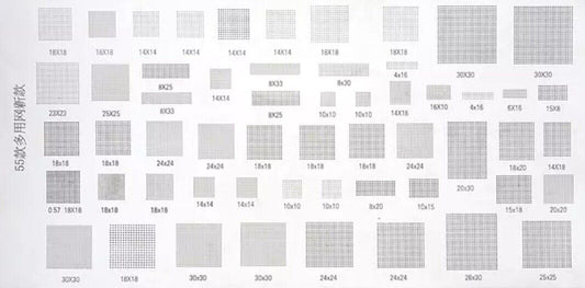 4PC IC Chip BGA Reballing Stencil Set Solder Template For Samsung,Huawei,Android