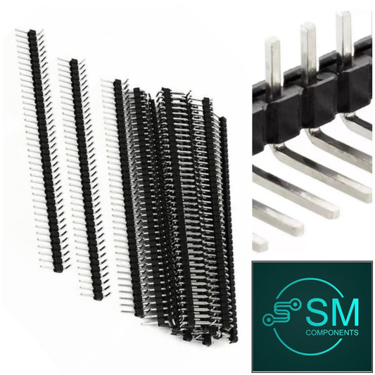 10pcs 2.0mm 90° Right Angle Single Row 40 Pin Male Header Breakable 2.0mm Pitch