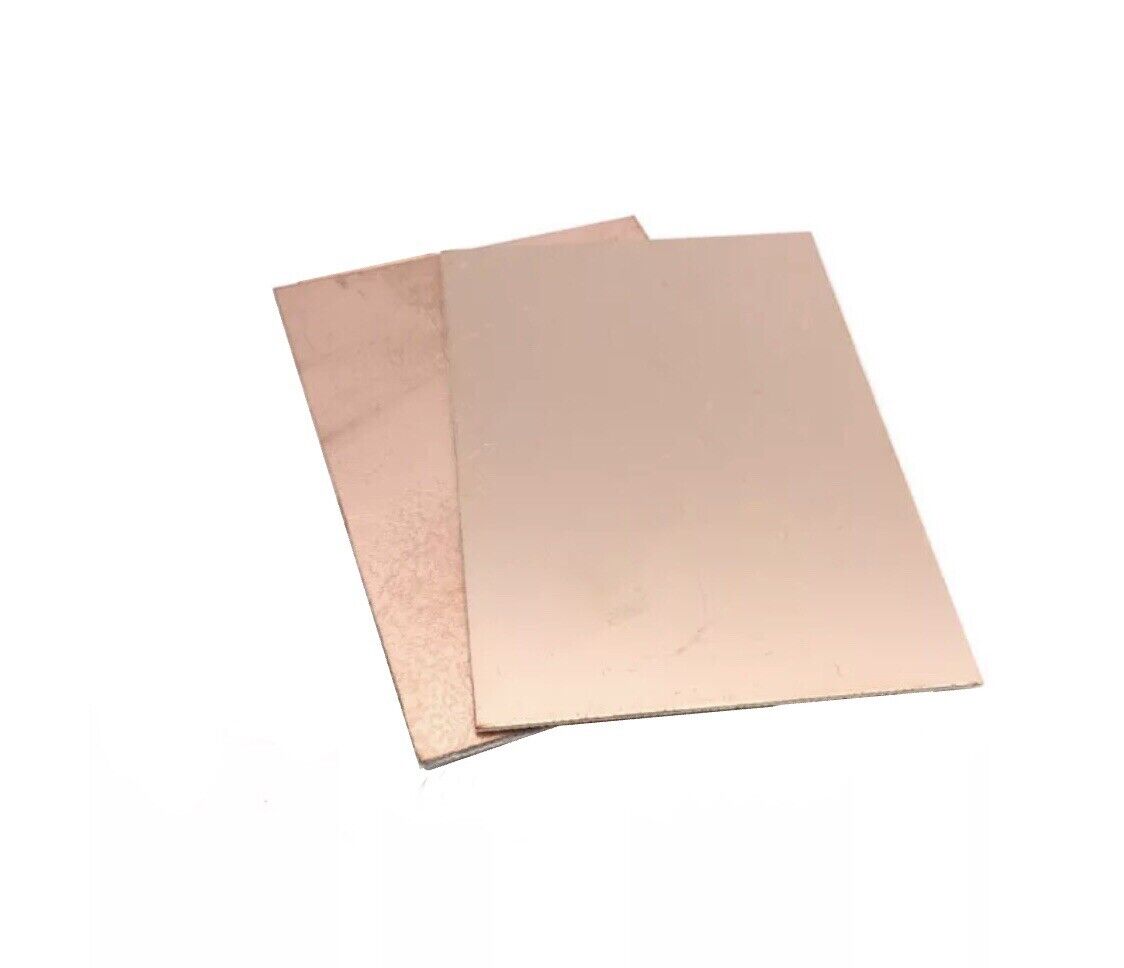 2PCS 100x70mm FR4 Double Sided Copper Clad DIY Laminate PCB Prototype PC Board