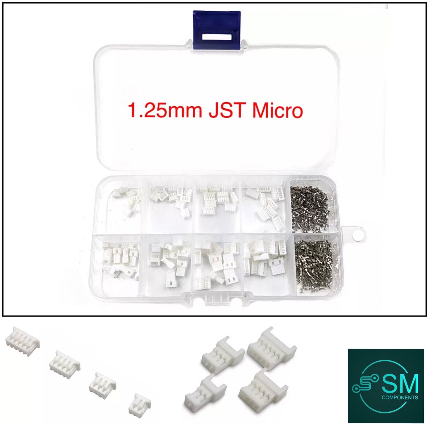 40 Sets 1.25mm JST 2,3,4,5 Pin Micro Connector Quadcopter Electronic Drone 360pc