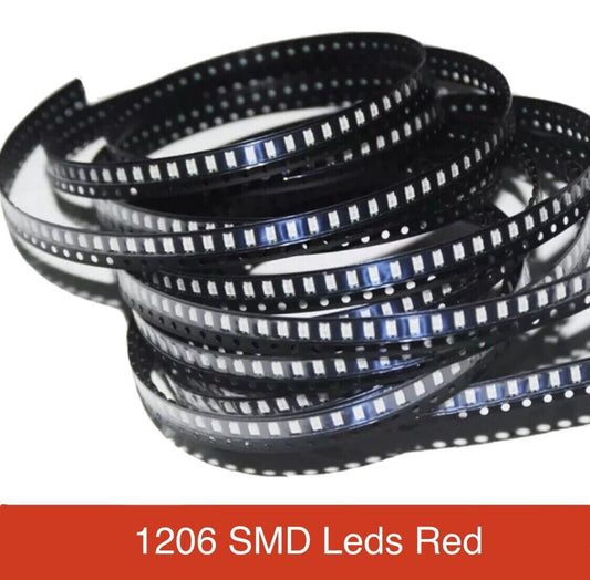 200pcs 1206 (3216) SMD 620nm RED LED Electronic Components Light Emitting Diodes