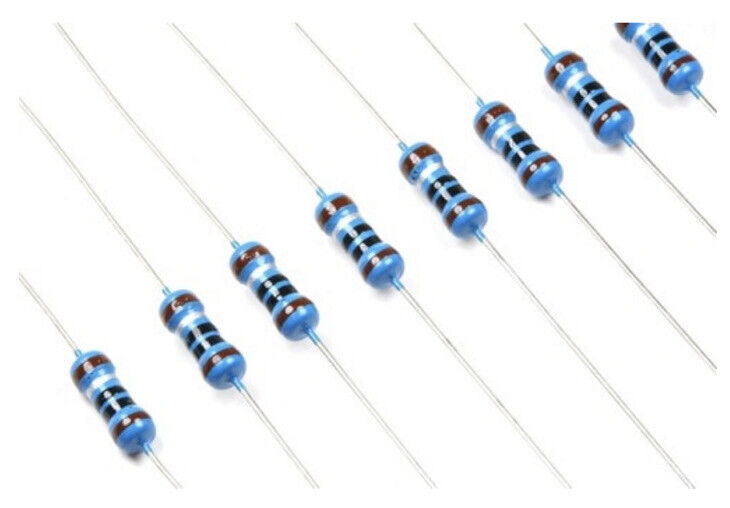 100PCS 150 Ohm 1/4W- 0.25W 1% Metal Film DIP Resistor - Pack of 100