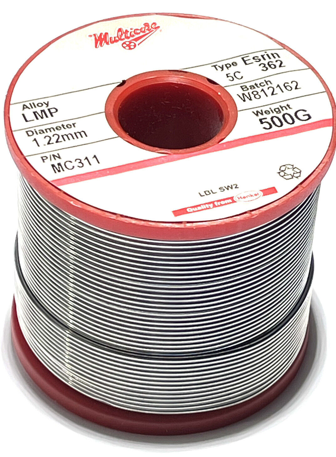 1 X Multicore LMP Solder Tin/lead/Silver 362 Flux 5 Core Solder 1.22mm – SM  Components