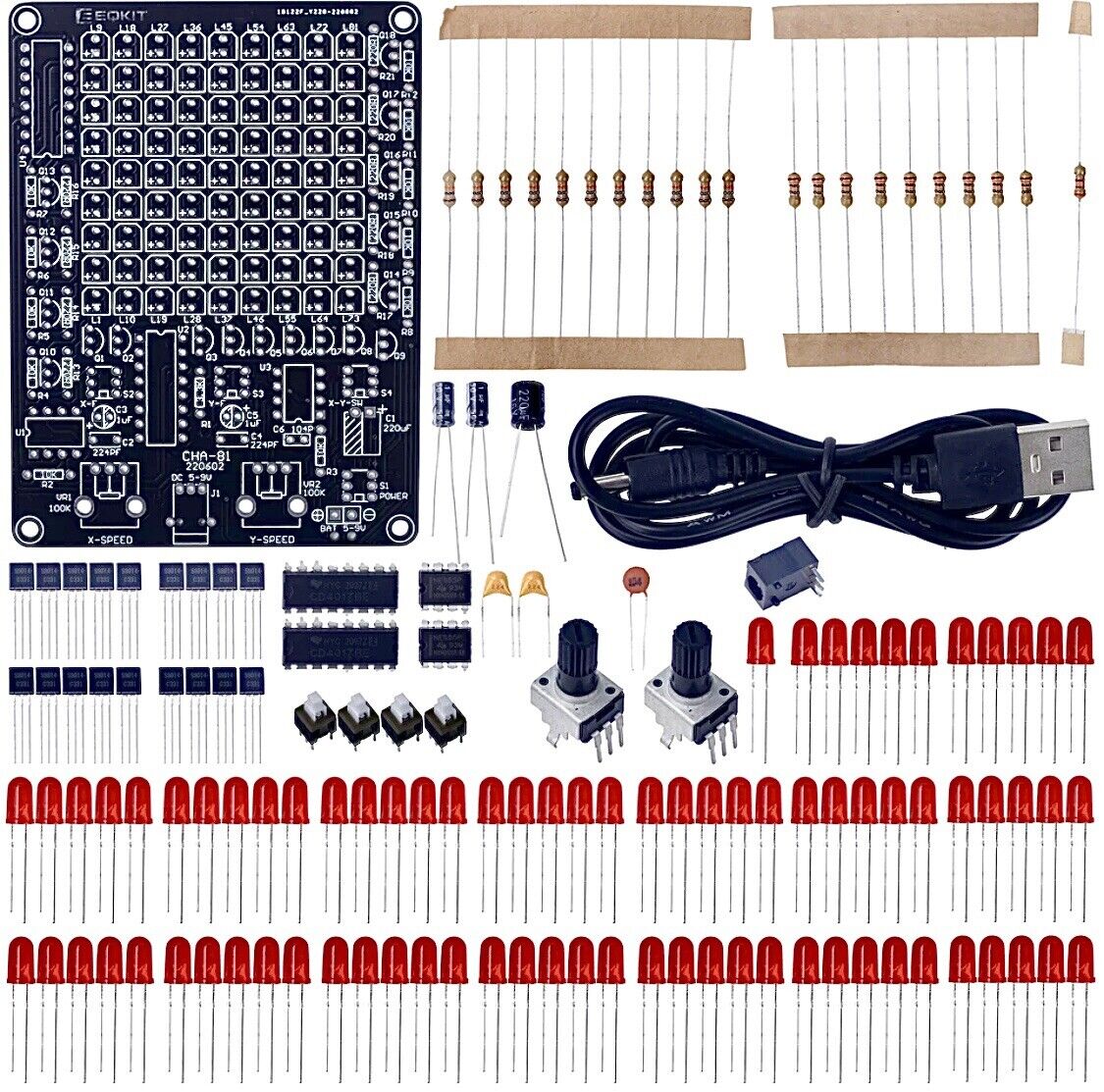 Electronic DIY CHA-81 Electronic Soldering LED Module DIY Kit Fun Electronics