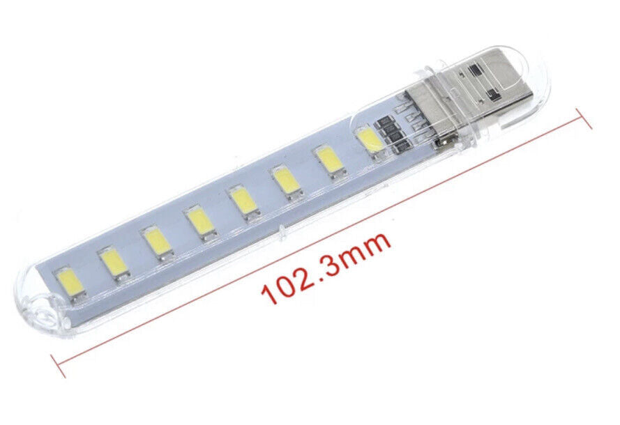 8 X USB emergency COOL WHITE LED Power Bank 8 Led LED Lamp Lighting Night Light