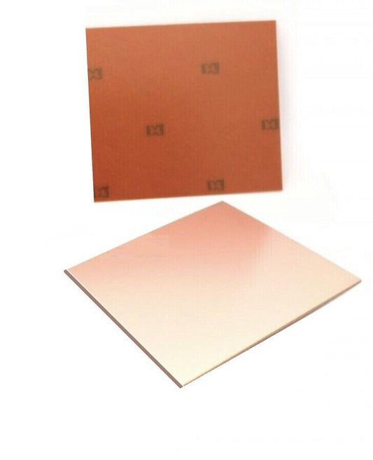 2PCS FR2 Single Sided Copper Clad DIY SRBP PCB Circuit Board 100mmX 100mmX 1.2mm