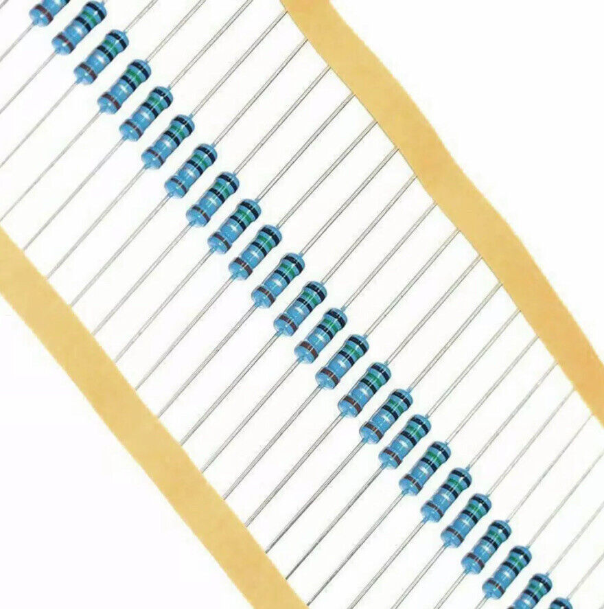 1008PCS 56Values 1-10 MOhm 1% 1/8W 0.125W Metal Film Resistors Assortment Kit