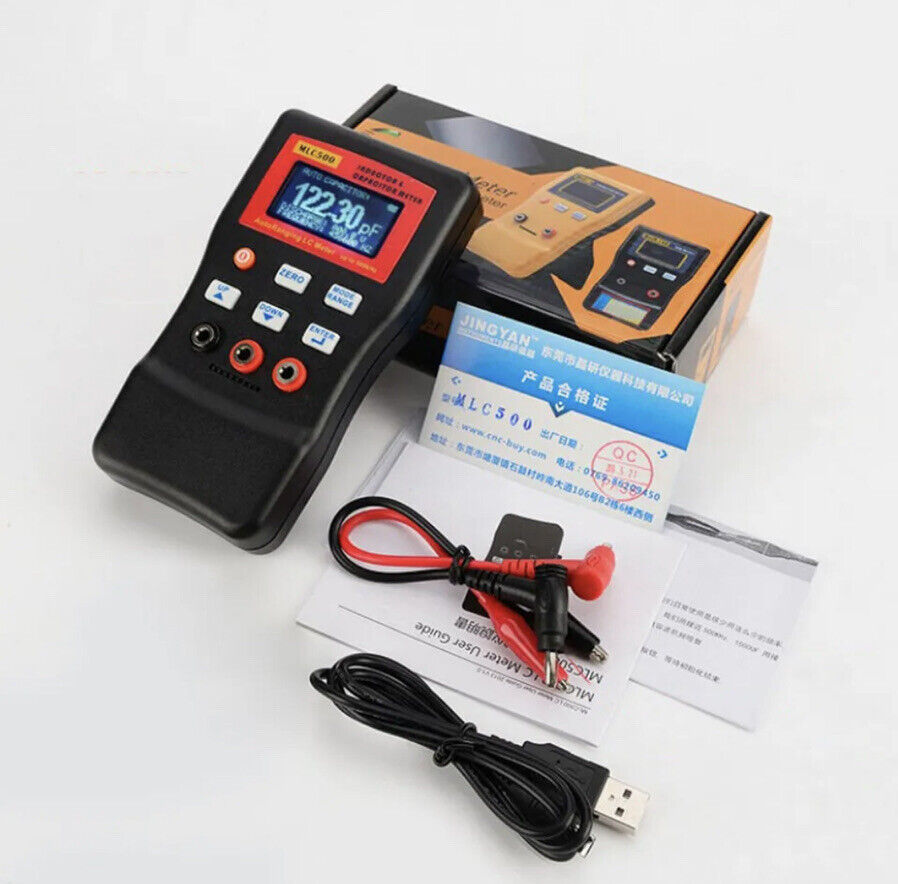 MLC500 LCR Inductor & Capacitor Meter Automatic Ranging LC Meter 500KHz